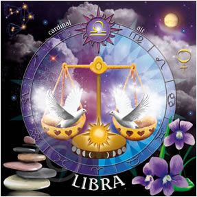 Libra – Lavender and baby blue